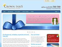 Tablet Screenshot of crown-taxis.com
